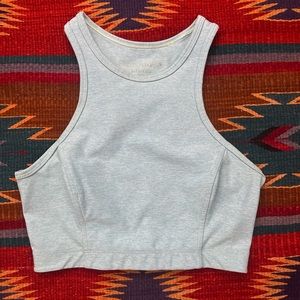 Outdoor Voices / Ice Blue Athena Crop Sports Bra Sz XS